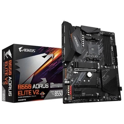 GIGABYTE B550 AORUS ELITE V2 scheda madre AMD B550 Socket AM4 ATX - Immagine 1 di 4