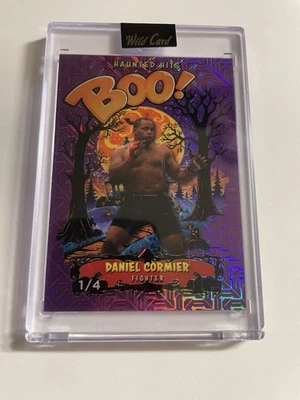 Daniel Cormier 2025 Wild Card Haunted Boo! Purple Mojo /4 MMA - Image 1 of 2