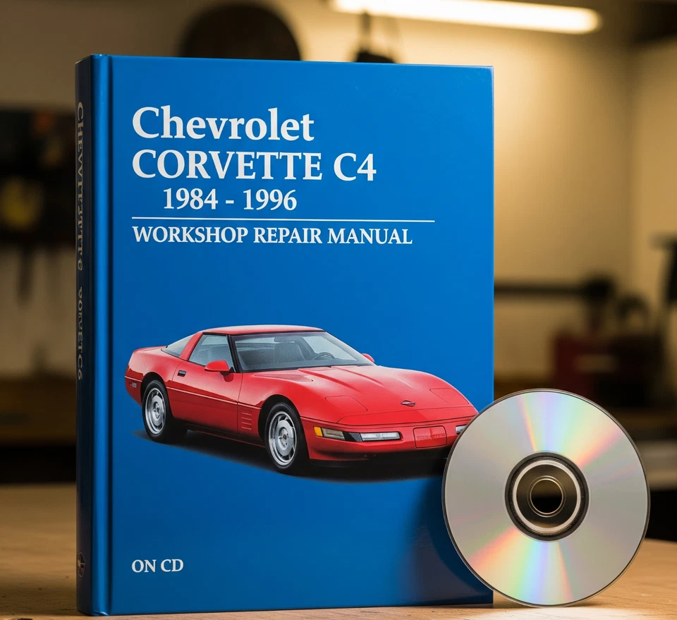 Chevrolet Corvette C4 1984 - 1996 manual de taller guía de reparación de servicio en CD Foto 1 de 1