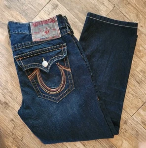 Jeans Billy Vintage True Religion Punto Arco Iris Lavado Medio Grande T Talla 38x30 - Imagen 1 de 15