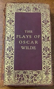 Antikes ledergebundenes Buch von 1914 Die Stücke von Oscar Wilde, Cosmopolitan Book Corp - Bild 1 von 10