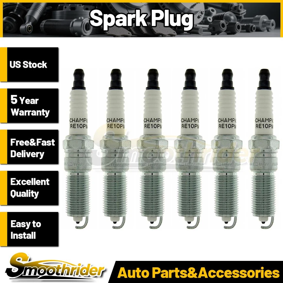 Bujía Champion 6 piezas para Dodge Avenger 2008-2008 Foto 1 de 3