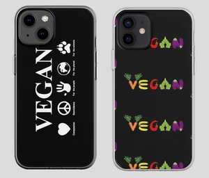 Vegan Free Phone Case Personalise Printed & Compatible With all Mobile Cover - Picture 1 of 3