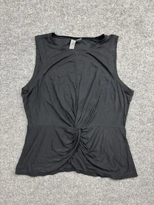 Sweaty Betty Tori Twist Tank Top Women's Medium Black Stretch Athletic - Picture 1 of 5