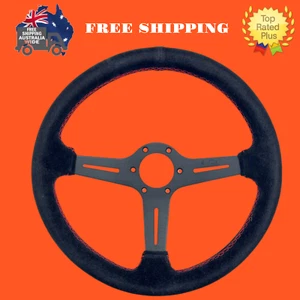 350mm Classic Suede Steering wheel NDD - Picture 1 of 8