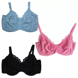 Reggiseno M&S Minimiser in pizzo Marks and Spencer con ferretto coppa non modellata - Foto 1 di 41