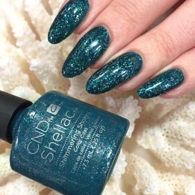 CND Shellac Shimmer Shores 7,3 ml nuevo esmalte de uñas excelente calidad UV LED - Imagen 1 de 4