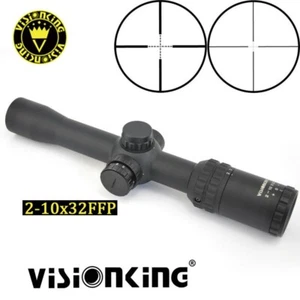 Visionking 2-10x32 FFP Mil-dot Tube 30mm Jagd Taktisch Schießen Zielfernrohr - Bild 1 von 7