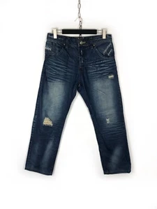 Pantaloni jeans denim blu Desigual firmati taglia 34x30 - Foto 1 di 10