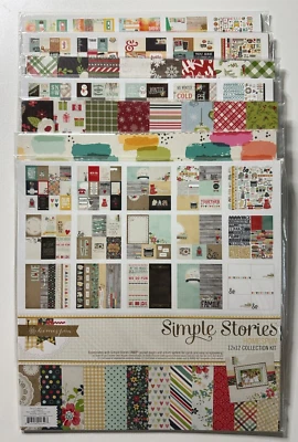 Simple Stories Collection Kit 12 x 12 Paper Packs-Variations Available-U Choose - image 1 of 4