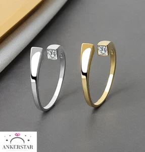 Damen Ring Echt in 925 Sterlingsilber Ring Flügel Engel Dame Symbol Verstellbar