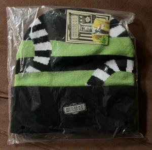 BEETLEJUICE Sandworm Beanie Cap Hat NEW & SEALED Sally Hansen Limited Edition - Picture 1 of 5