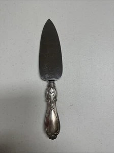 Vintage Sheffield England Marked Sterling Silver Wedding 10" Cake Serving Blade - Picture 1 of 3
