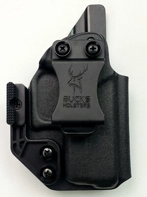 IWB Kydex Holster for GLOCK 43 43X MOS with Concealment Claw * Bucks Holsters *