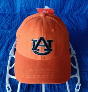 "AU" - AUBURN UNIVERSITY TIGERS - NCAA - orangefarbener Hut & verstellbarer Riemen - NEU - Bild 1 von 10