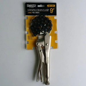 Morsetto catena di bloccaggio 9" pinza pinza a vite chiave tubo strumento manuale - Foto 1 di 3