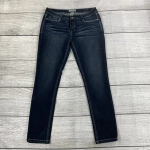 Jalate Jeans Damen Größe 13 Regular Denim Skinny Blau Dark Wash Hose - Stretch - Bild 1 von 11