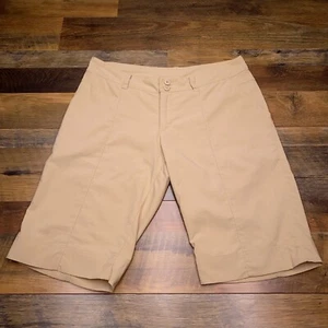 Patagonia Hiking Short Womens 8 Khaki Nylon Outdoor - Picture 1 of 12