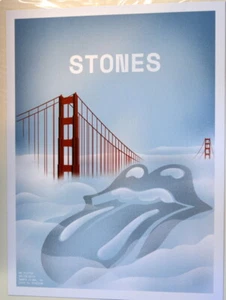 ROLLING STONES - NO FILTER - 2019 - POSTER - AUGUST 18 - SAN FRANCISCO - LEVI'S - Picture 1 of 4
