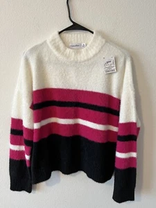 Suéter Pullover Difuso Cuello Redondo Calvin Klein Para Mujer Talla XL Manga Larga - Imagen 1 de 2