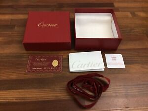 Cartier Authenticity Blank ID card + Box, Booklet & Ribbon + FREE SHIPPING