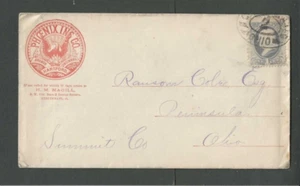 Ca 1879 Cincinnati Oh Phoenix Insurance Co mit detaillierter Eckkarte - Bild 1 von 1
