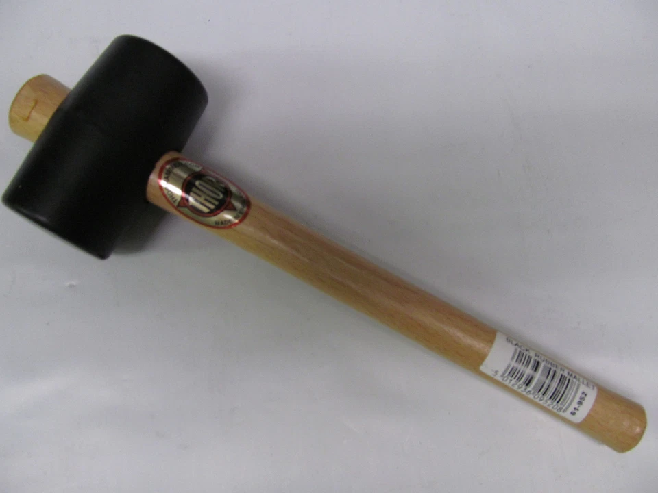 Mazo de goma Thor 61-952 negro 2 pulgadas de diámetro facial Foto 1 de 1