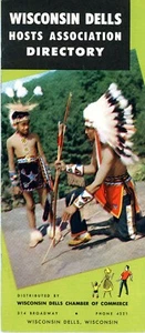 1953 Wisconsin Dells Host Association Directory - dalla Camera di Commercio - Foto 1 di 6