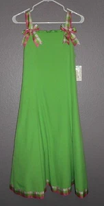 Bonnie Jean Holiday Party Green Plaid Bows Special Occasion Girl Dress sz 16 NWT - Picture 1 of 7