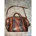 I Medici of Florence Women's Vintage Italian Leather Satchel Handbag