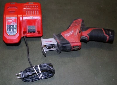 Milwaukee 2420-20 Lithium-Ion 12V Cordless Hackzall  Saw w/Charger! AO4044386-87 - Image 1 of 4