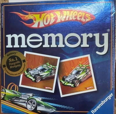 Hotwheels Edition Memory Game Ravensburger 2011 Complete Greek Version - Image 1 of 4