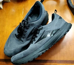 Brooks Revel 5 Running Shoes Men’s Size 12 Black Gray 1103741D038 - Picture 1 of 14