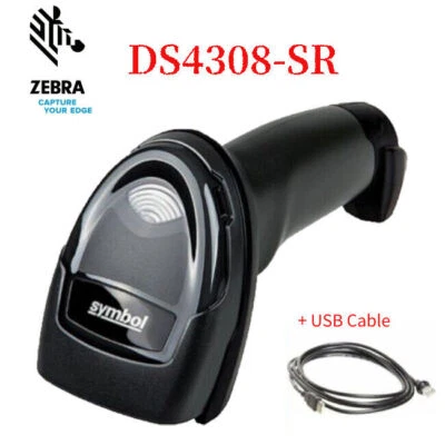 Zebra Motorola Symbol DS4308-SR00007ZZAP 1D/2D Digital Barcode Scanner w/ Cable - Image 1 of 4