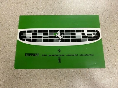 Ferrari 250 Granturismo Cabriolet Pininfarina  Sales Brochure Original - Image 1 of 4