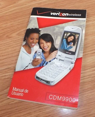Replacement Manual Only FOR Verizon Wireless AUDIOVOX CDM9900 Cellular Phone  - Image 1 of 3