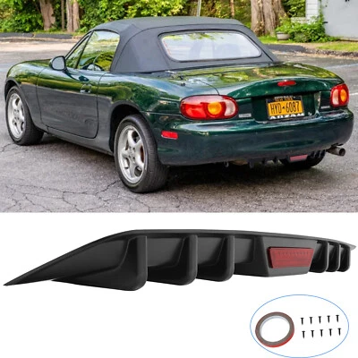 For Mazda MX-5 Miata Car Rear Bumper Diffuser Lip Spoiler Splitter Body Kit - Image 1 of 4
