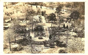 Old Real Photo Postcard - Sunken Garden Cavalier Hotel VA Beach VA - Picture 1 of 1