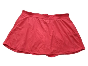 Old Navy Women's High Coral Orange Go-Dry Active Stretch Tech Skort Pockets 4X - Picture 1 of 6