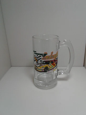 1997 NASCAR Terry Labonte Glass 10oz Mug Kellogg`s Corn Flakes #5 Hendrick Motor Cover