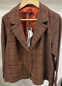 Neiram 1 Ladies Checked Jacket Size Small BNWT (AOA) - Picture 1 of 8