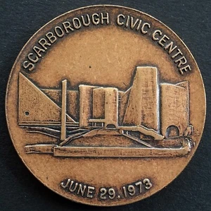 Bronze Medal – Royal Visit to Scarborough Civic Centre, June 29, 1973 – Canada - Picture 1 of 2