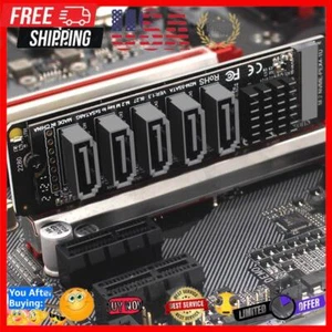 M.2 M-Key PCI Express To SATA 3.0 Hard Disk Adapter Card JMB585 Chipset - Afbeelding 1 van 12