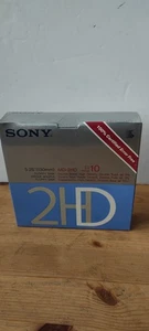 Sony MD-2HD 5.25 floppy disks - Box of 10 - New and Sealed - Picture 1 of 7