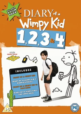 Diary of a Wimpy Kid 1, 2, 3 & 4 (DVD) Elise Gatien Chris Coppola (UK IMPORT) - Image 1 of 2