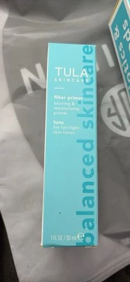 NEW! NIB! Tula Filter Primer Blurring & Moisturizing Primer LUNA Fair/Light 1oz - Image 1 of 4