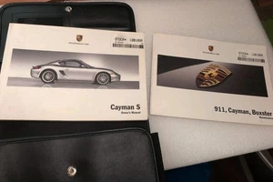 Porsche Cayman S 2007 manual del propietario y estuche - juego parcial - Imagen 1 de 6