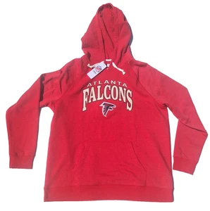 Atlanta Falcons NFL Team Apparel Pullover Hoodie Red Men’s 2XL Sweatshirt NWT - Picture 1 of 3