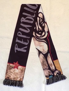 GLOBAL SCARVES SACRAMENTO REPUBLIC FC 2018 SOCCER SCARF with FRINGE * Made in UK - Picture 1 of 7