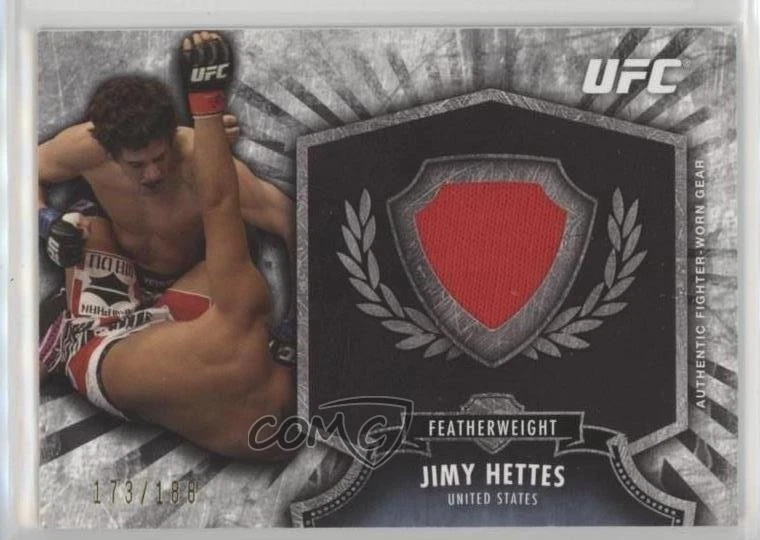 2012 Topps UFC Bloodlines Fighter Relics /188 Jimy Hettes #FR-JHE Rookie RC - Image 1 of 2